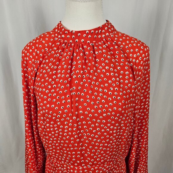 Banana Republic - Size: 12 - Vibrant Red Dress - Picture 6 of 8